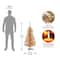 4ft. Pre-Lit Champagne Tinsel Artificial Christmas Tree, Clear Lights